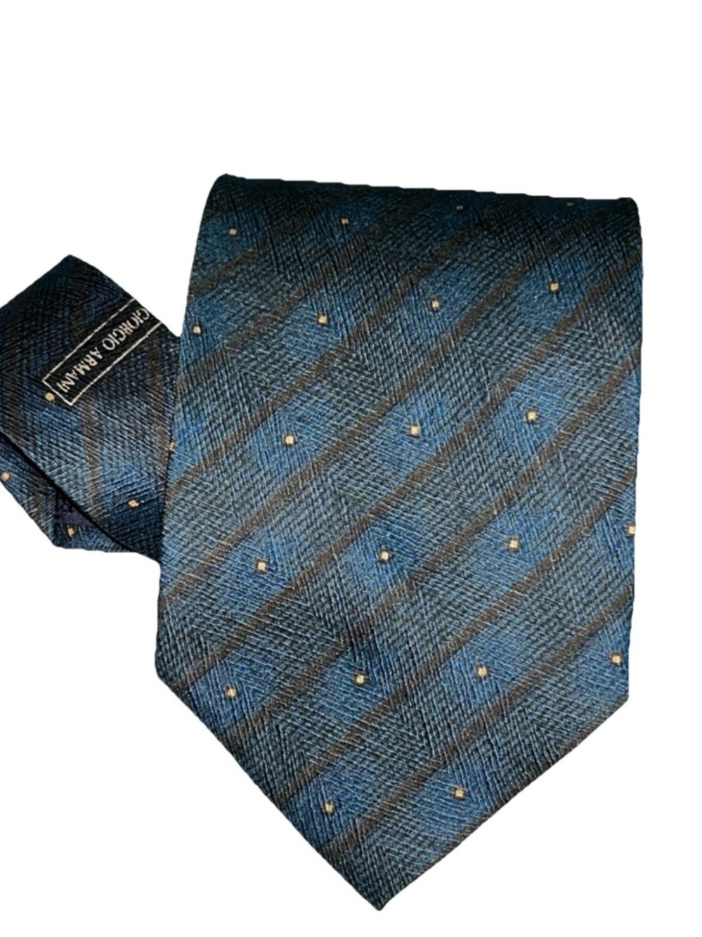 Giorgio Armani Cravatte 100% Pure Silk Vintage Made In Italy